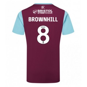 Burnley Josh Brownhill #8 Hjemmebanetrøje 2024-25 Kort ærmer